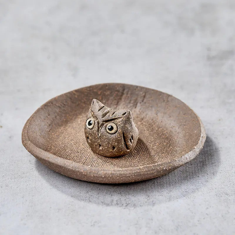 Tigela de incenso artesanal