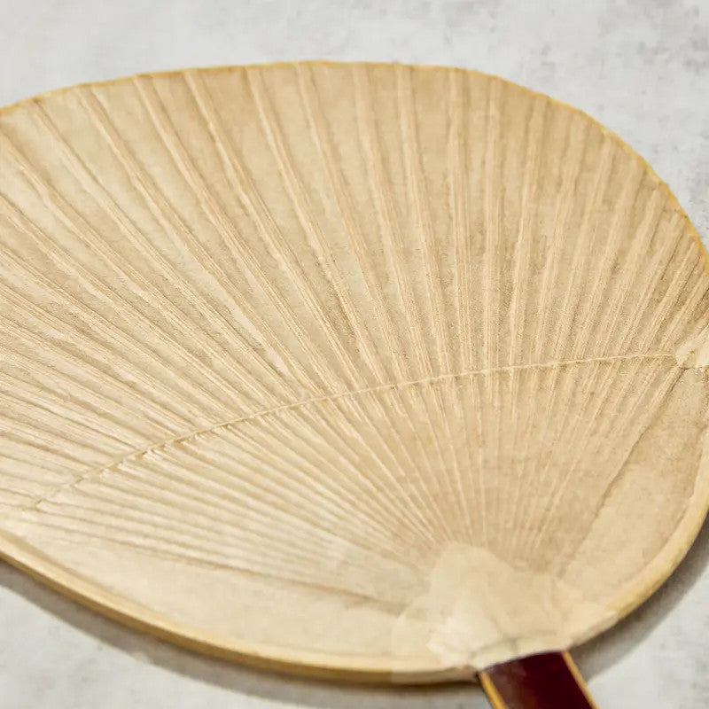 Eventail à barbecue Shibu-uchiwa oval