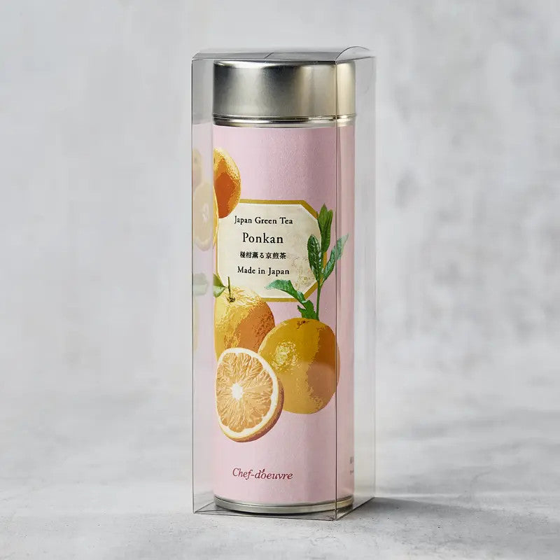 Ponkan citrus flavoured green tea - 40g