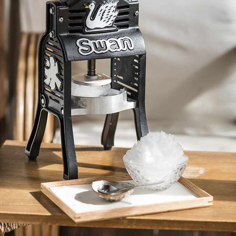 Kakigori-Mühle und Crushed Ice Black Swan Zubehör