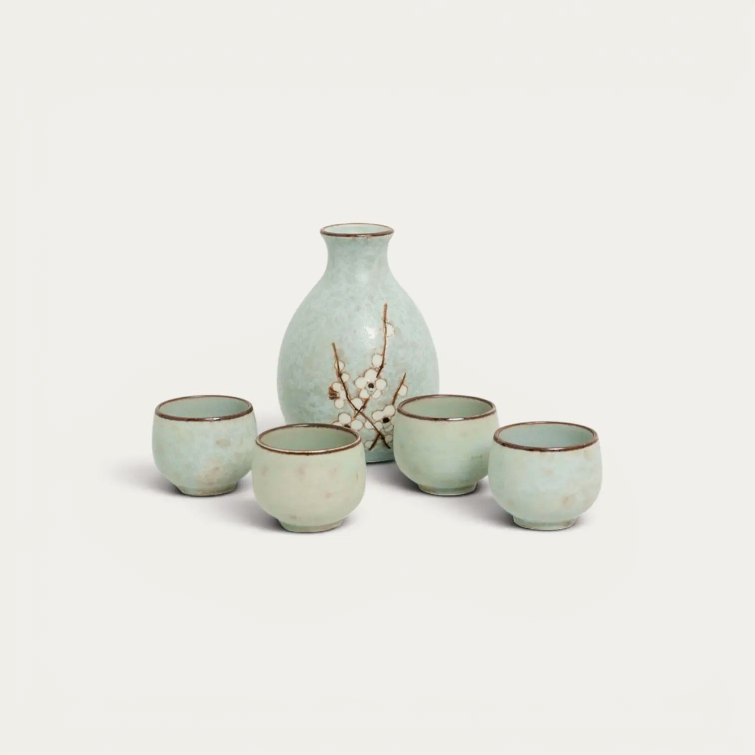 Porcelain sake set