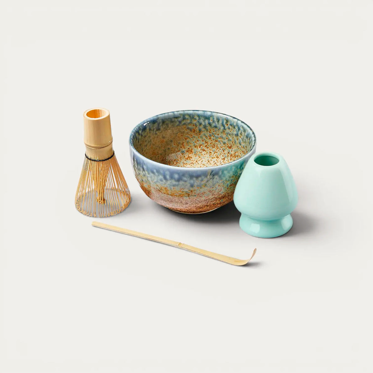 Service à thé Matcha bleu - Made in Japan