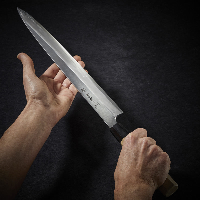 Syubu sashimi knife 360 mm blade - right-handed