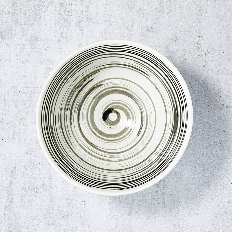 Ciotola donburi, design bianco opaco