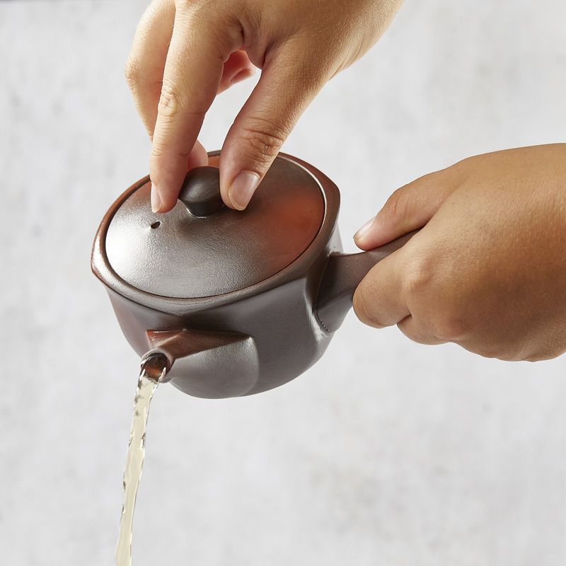 Banko Yaki Kyusu ROKKAKUAKANE -teekannu