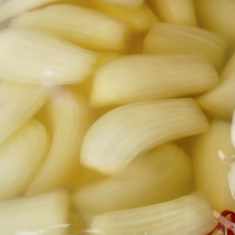 Scalogno giapponese rakkyo come condimento