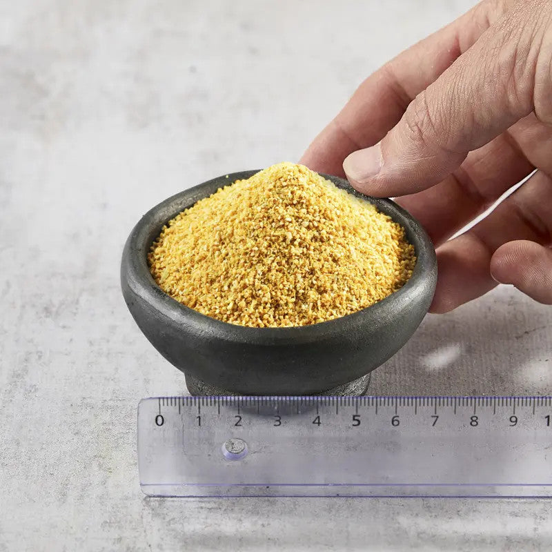 Casca de yuzu em micro-escamas