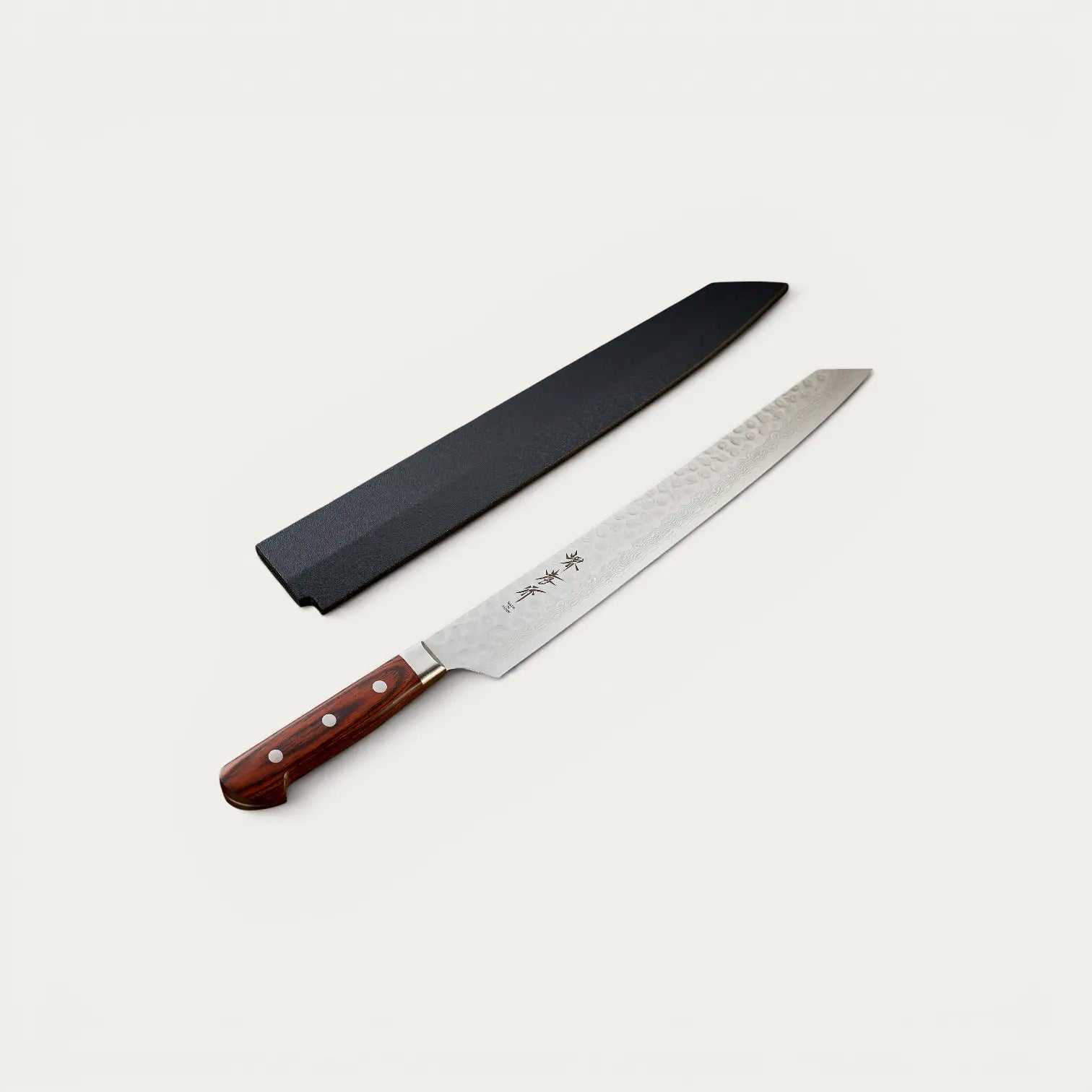 Kiritsuke Yanagiba knife for sashimi, 17-layer Damascus blade 300 mm