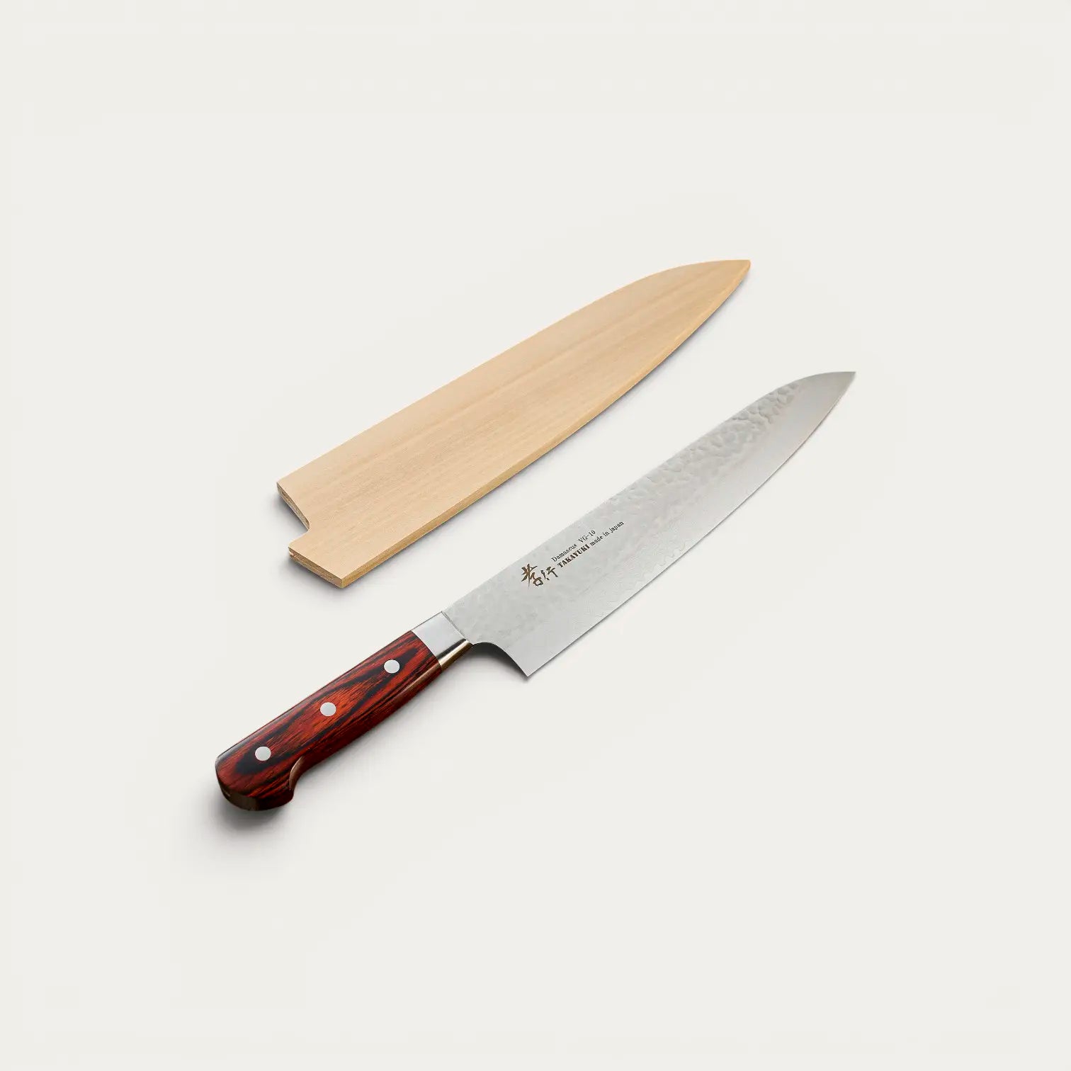 Coltello Chef lama damascata 33 strati martelée 240 mm