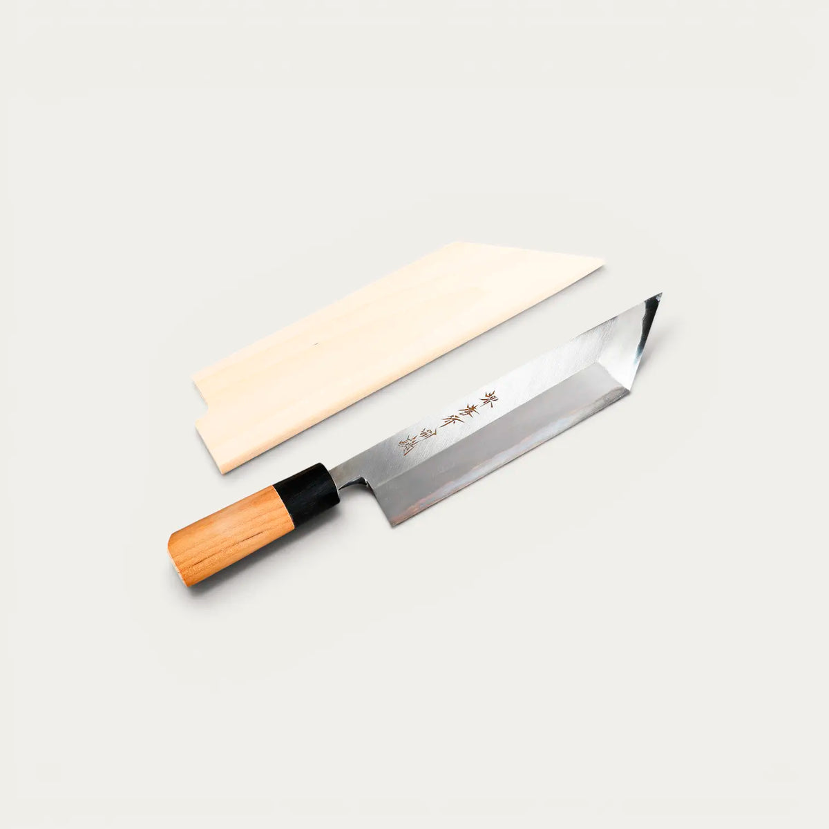 Faca EDO SAKI Premium destro para desespinhar enguias, lâmina 240 mm e estojo