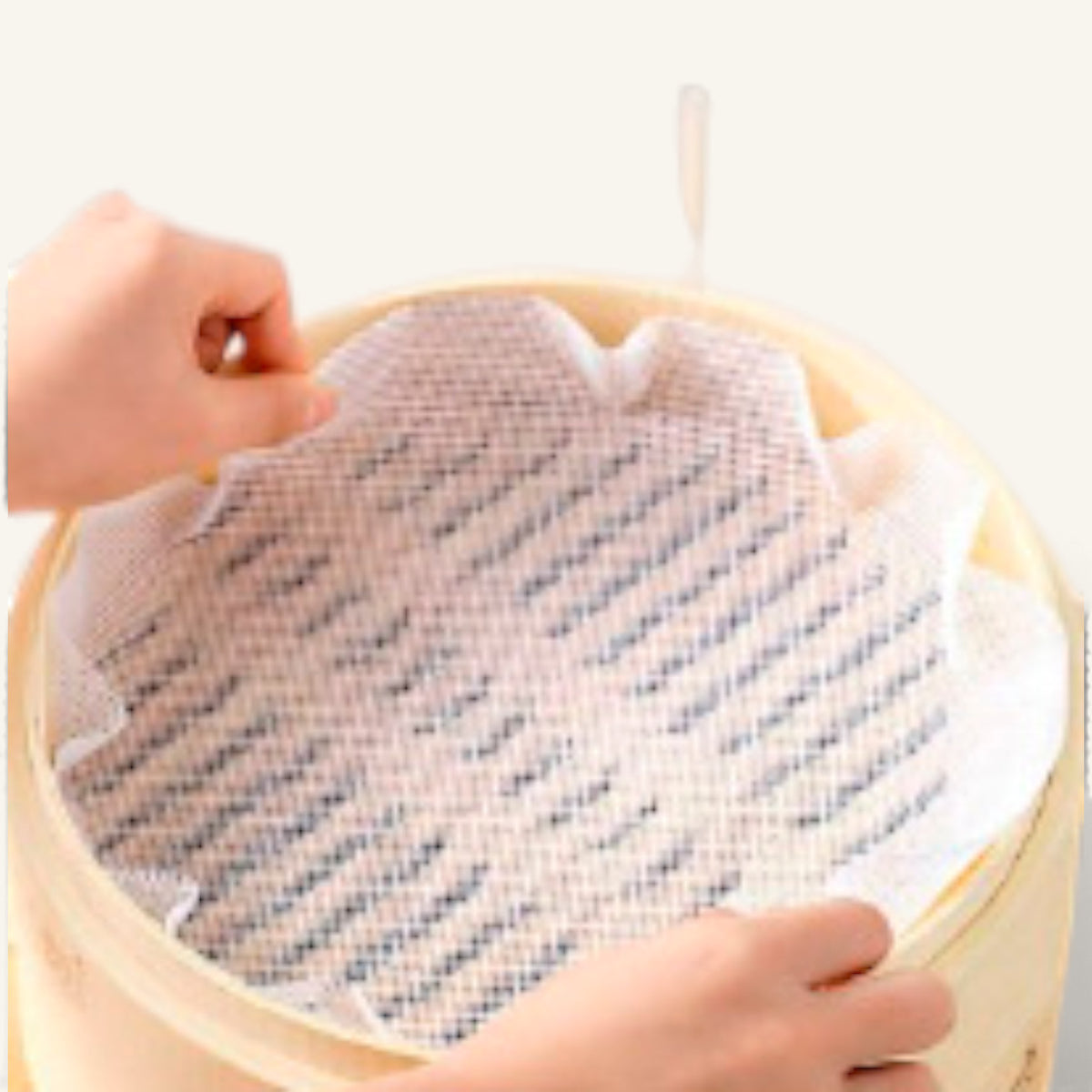 3 Filets silicone pour cuisson vapeur Ø 25 cm