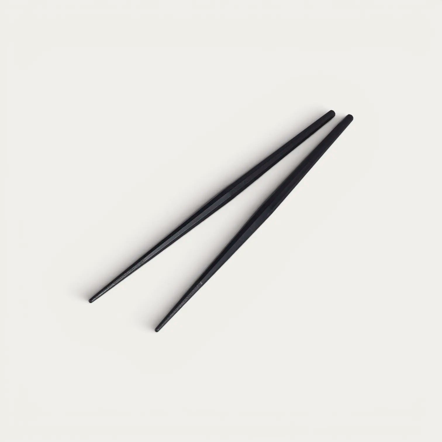 Baguettes octogonale noires 225x15x15 mm