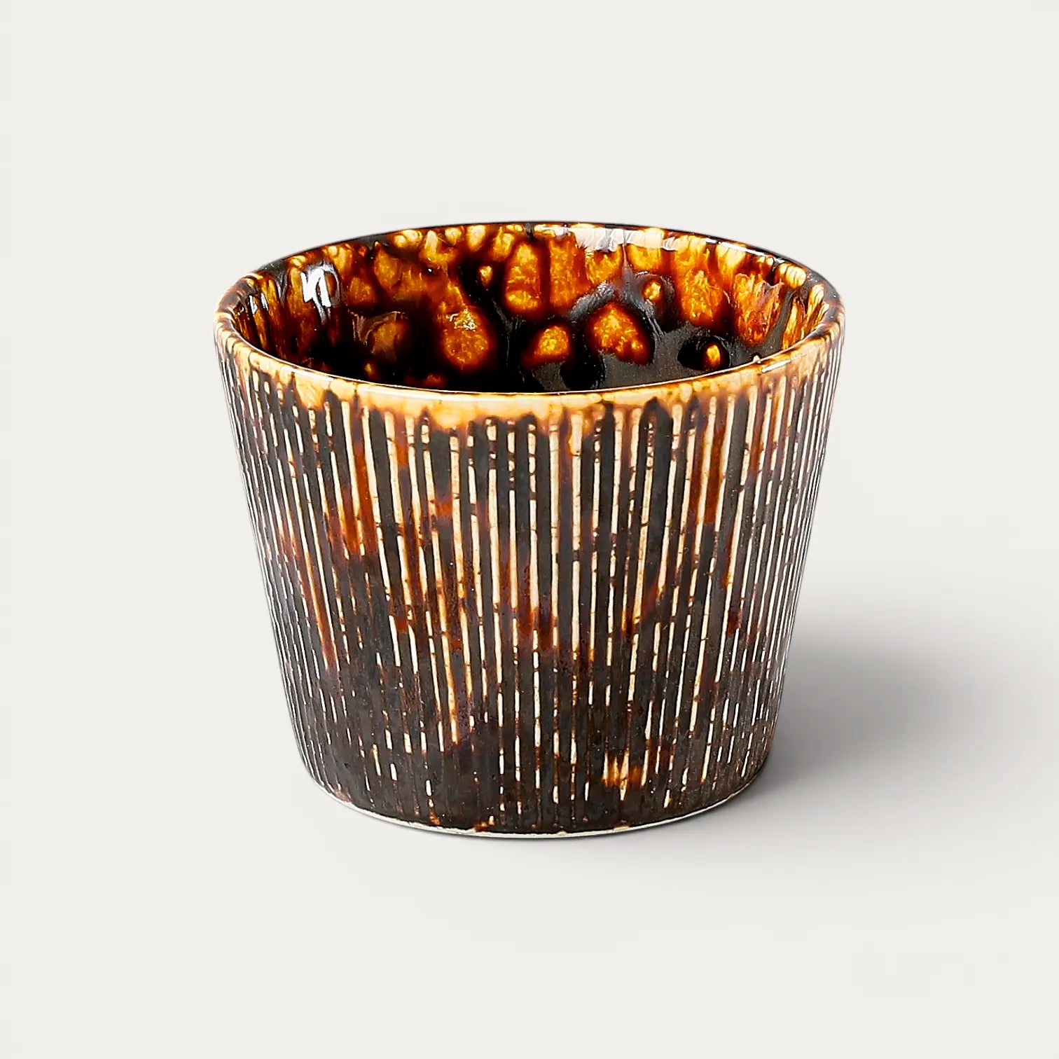 Chávena tsuyu soba choko aka, Ø 8,2 cm, profundidade 6,3 cm, 180 ml