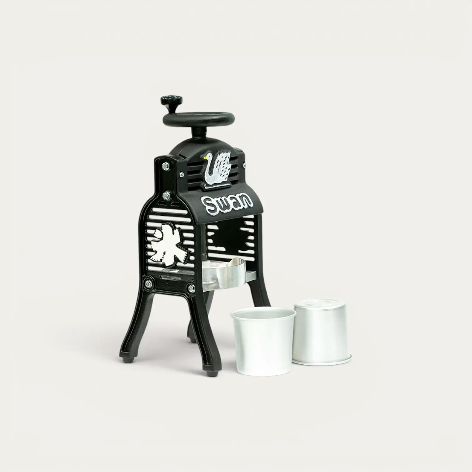 Kakigori- und Crushed-Ice-Mühle Black Swan