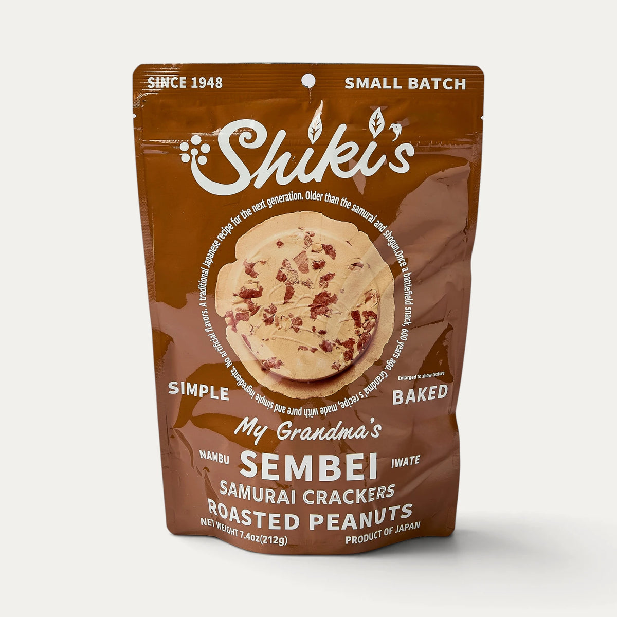 Shiki’s Nambu-Senbei mit Erdnüssen – 212 g