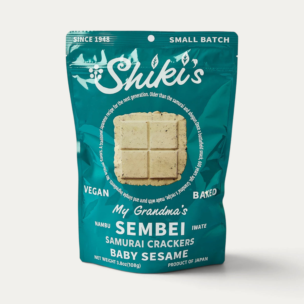 Shiki's nambu sembei met jonge sesam - 108 g