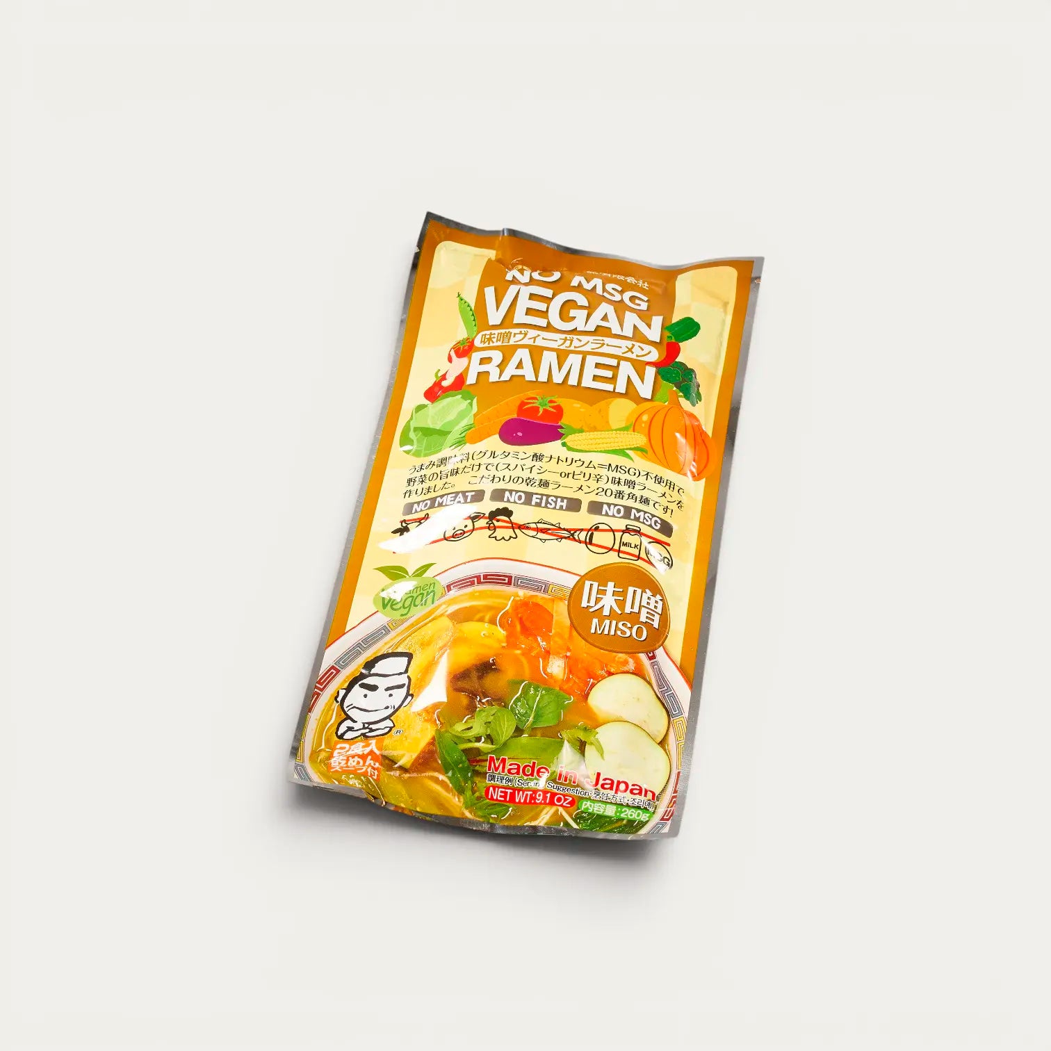 Vegane Ramen mit Miso-Brühe - 260g