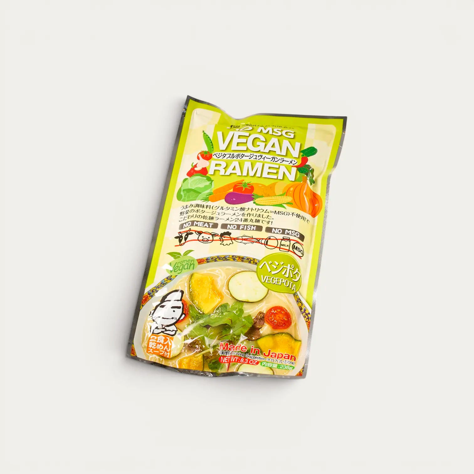 Vegane Ramen mit Gemüsebrühe - 260g