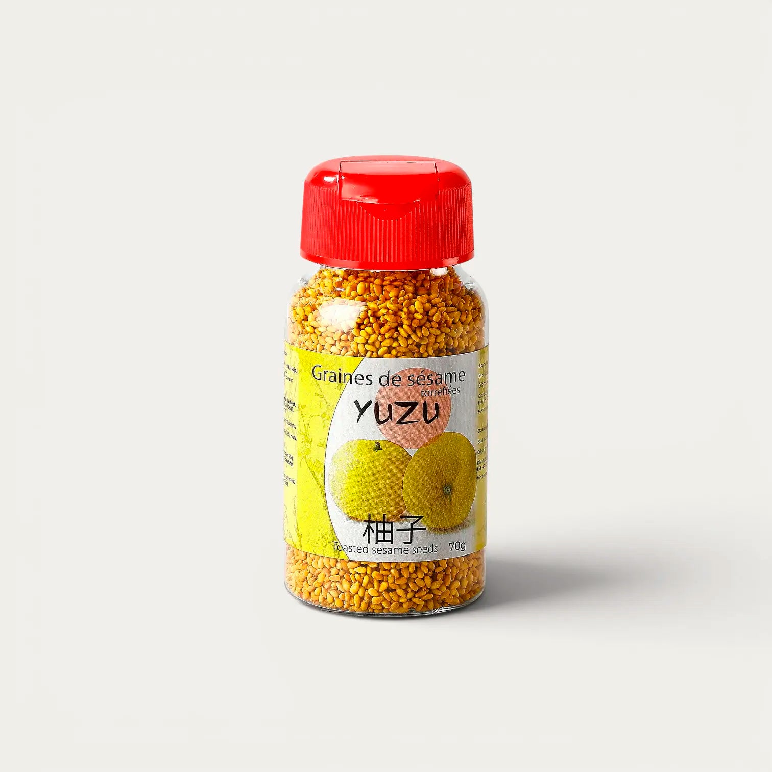 Semi di sesamo tostati aromatizzati al yuzu