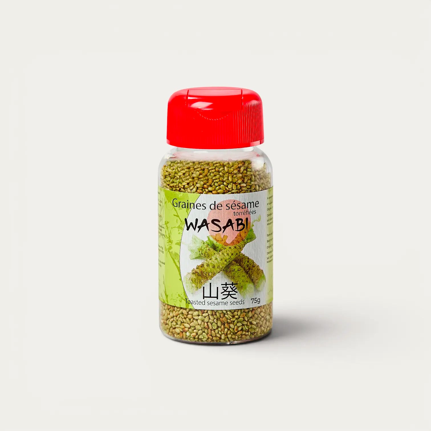 Graines de sésame torréfiées aromatisées au Wasabi