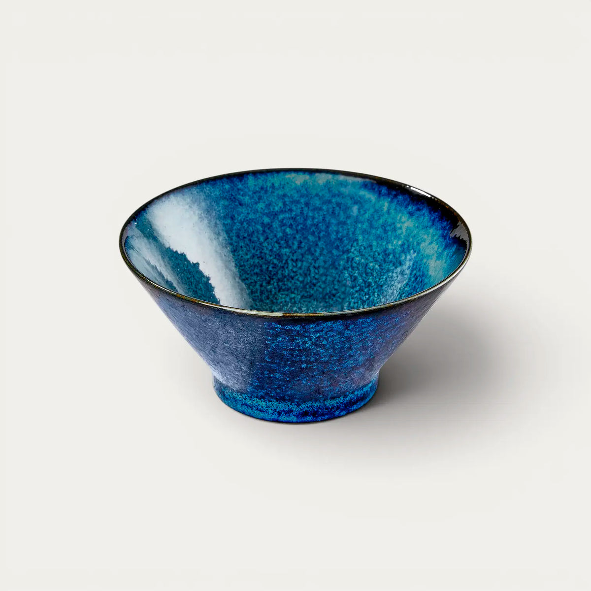Taça de rāmen, porcelana Minoyaki, motivo YOUHENKON