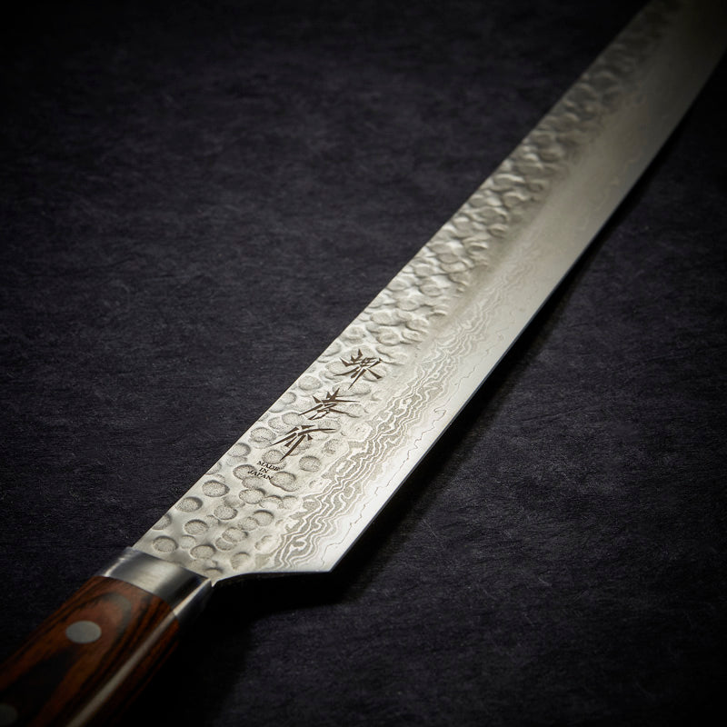 Kiritsuke Yanagiba knife for sashimi, 17-layer Damascus blade 300 mm