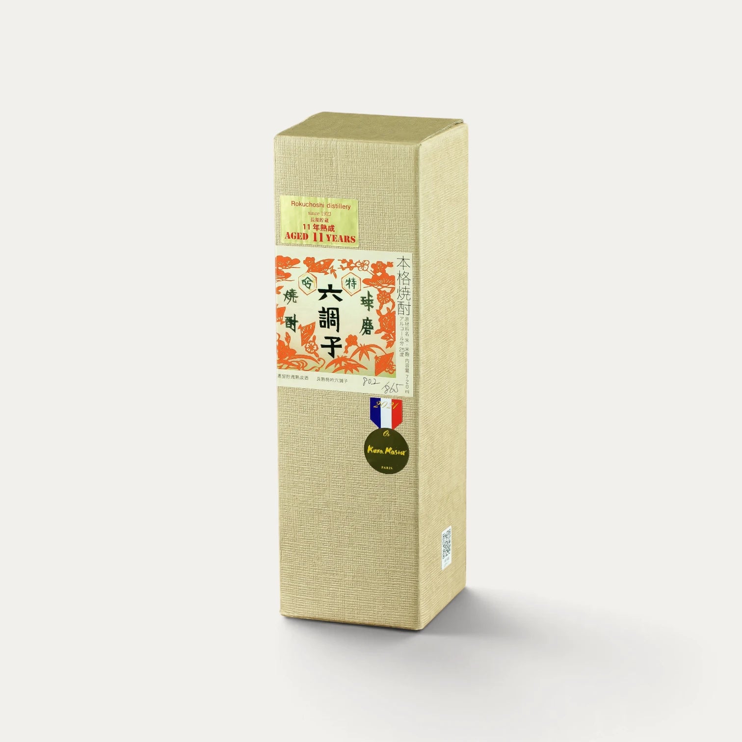 ROK1 - Shochu di riso Koshu CHOJUKUTOKUGIN 11 anni di invecchiamento 25% 720 ml