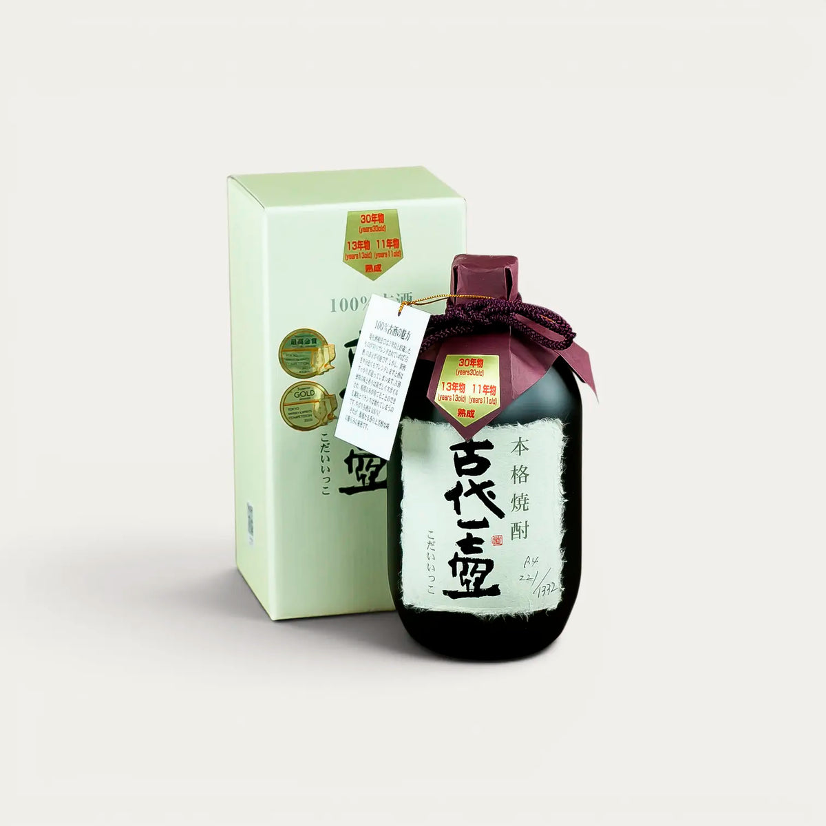 Shōchū de riz Koshu Koddai-Ikko 11 ans d’âge - 720ml