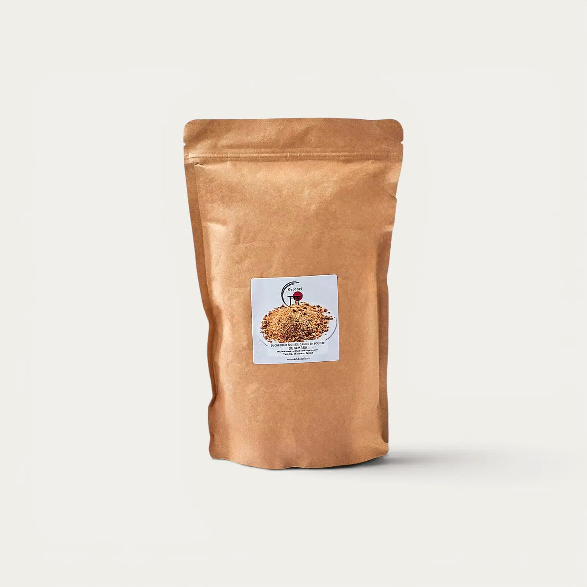 Sucre noir Kokuto affiné brut de canne en poudre, IE - 1kg