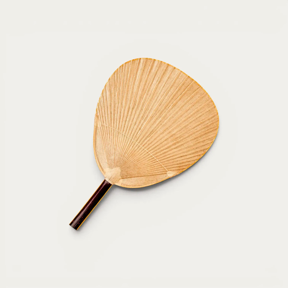 Eventail à barbecue Shibu-uchiwa oval
