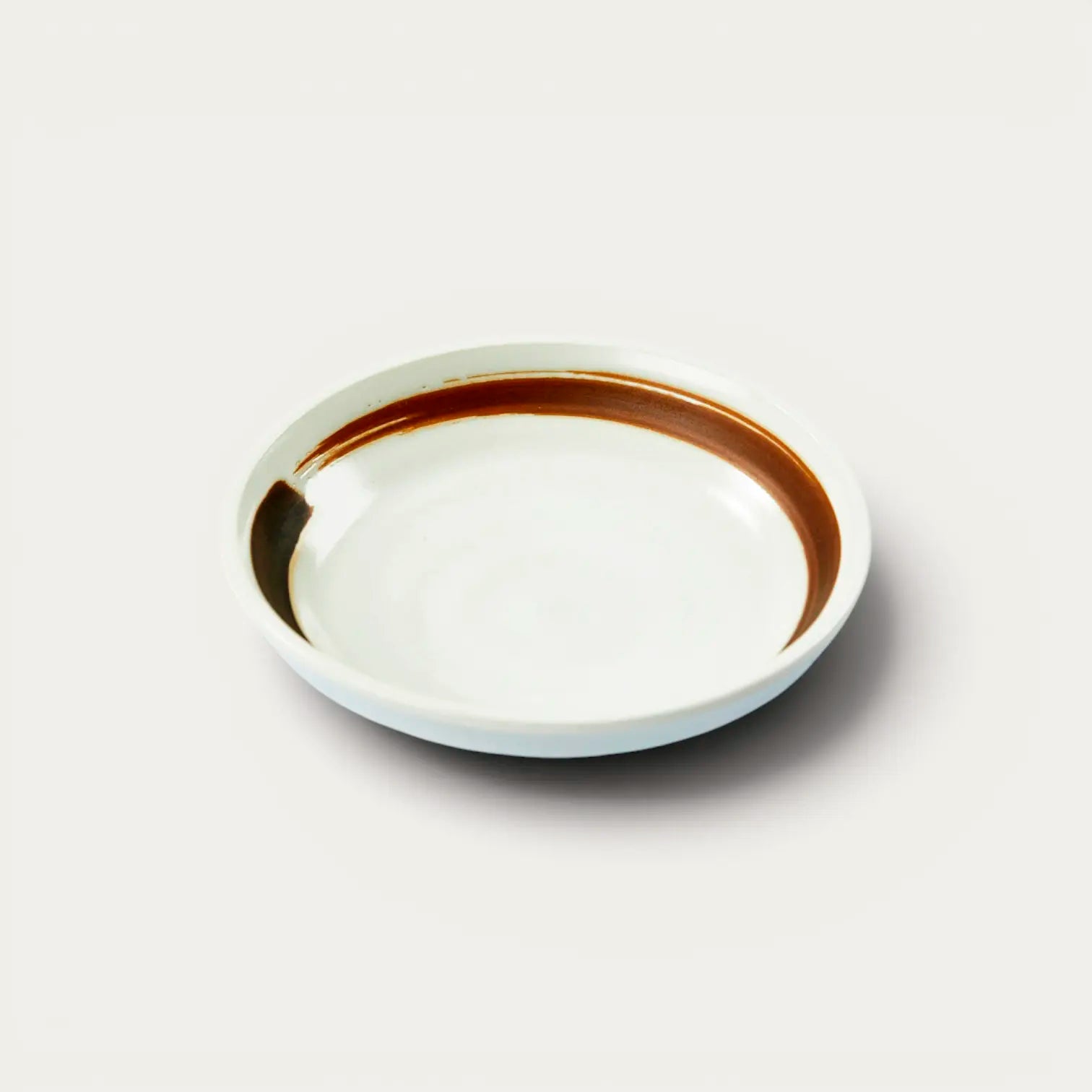 Pequeno prato para molho de soja design Brown Rush Rokubei