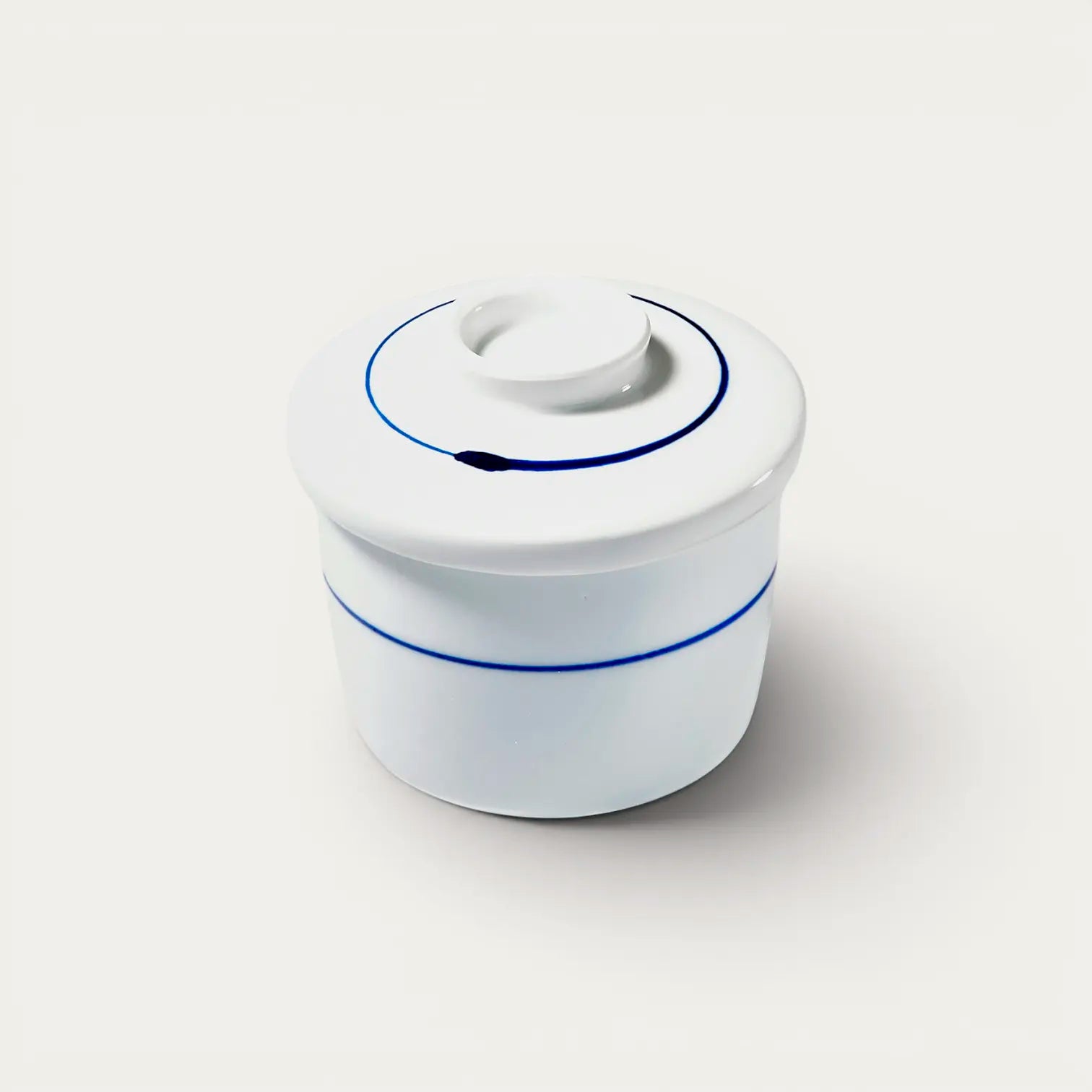 Bol à chawan-mushi, motif blue line