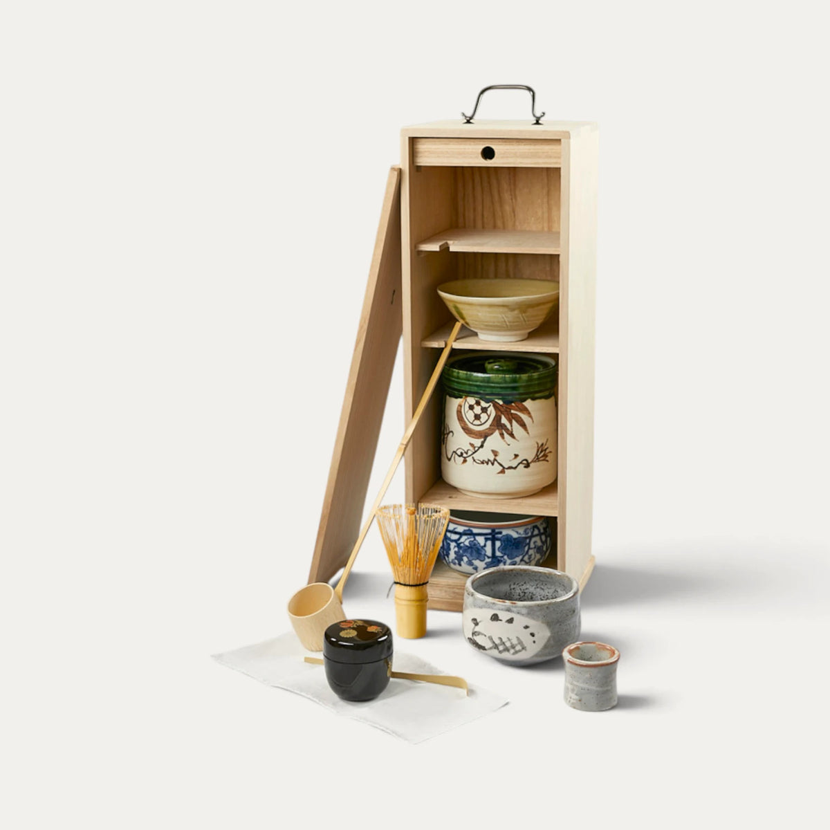 Coffret luxueux "tout essentiel pour confectionner son thé matcha"