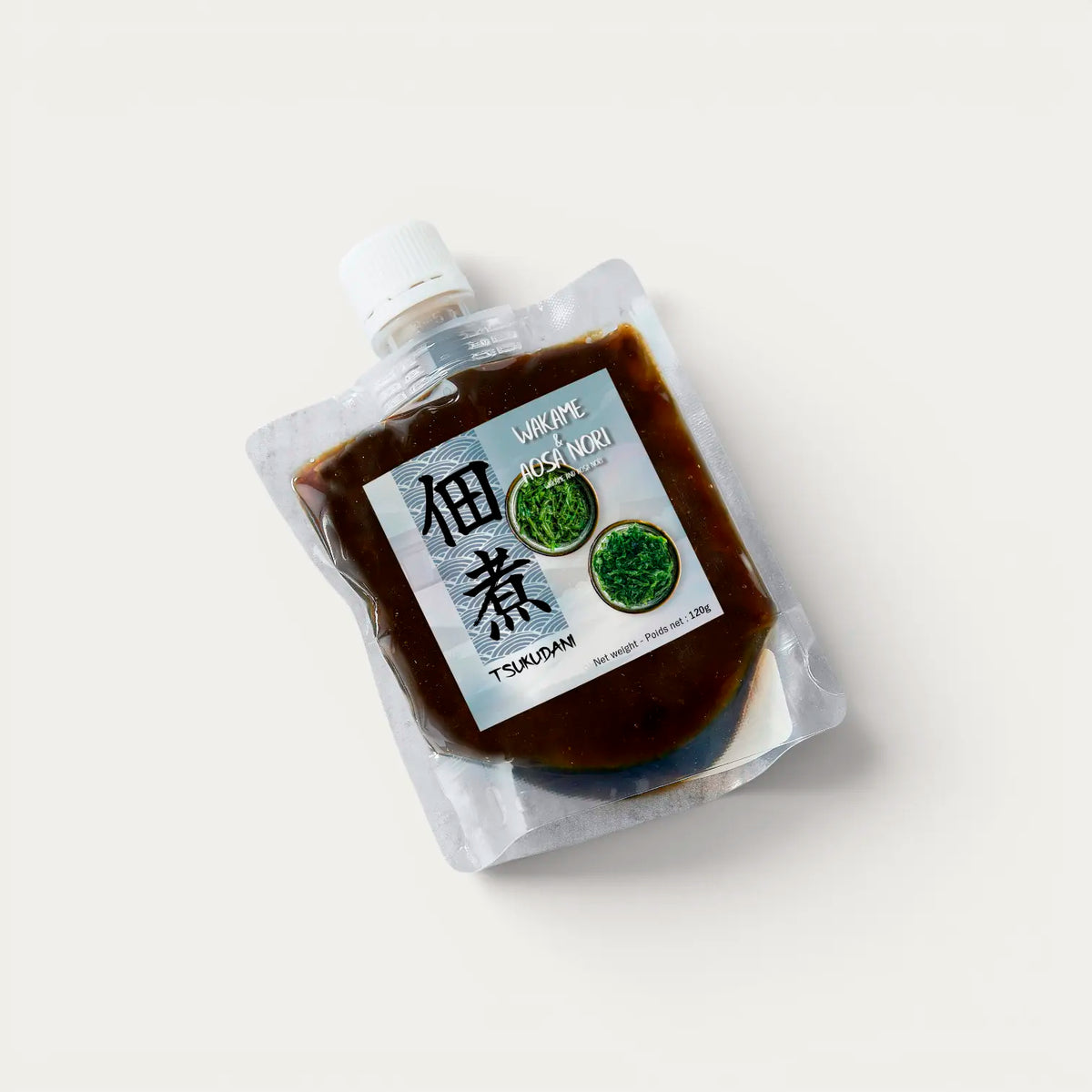 Wakame and aosa nori tsukudani - 120g
